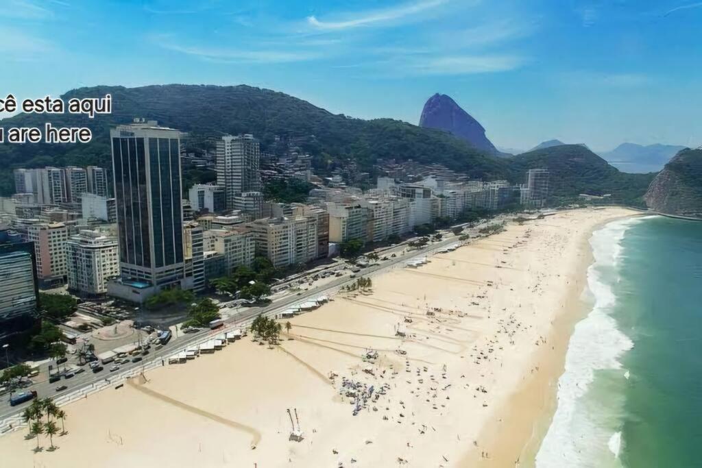 Apartamento Copacabana Beach - Apartamento Confortavel Posto 2 Vista Mar Rio de Janeiro Bagian luar foto